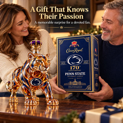 🏆 170 Years of Pride™ | Crowned Nittany Lion Collector Display