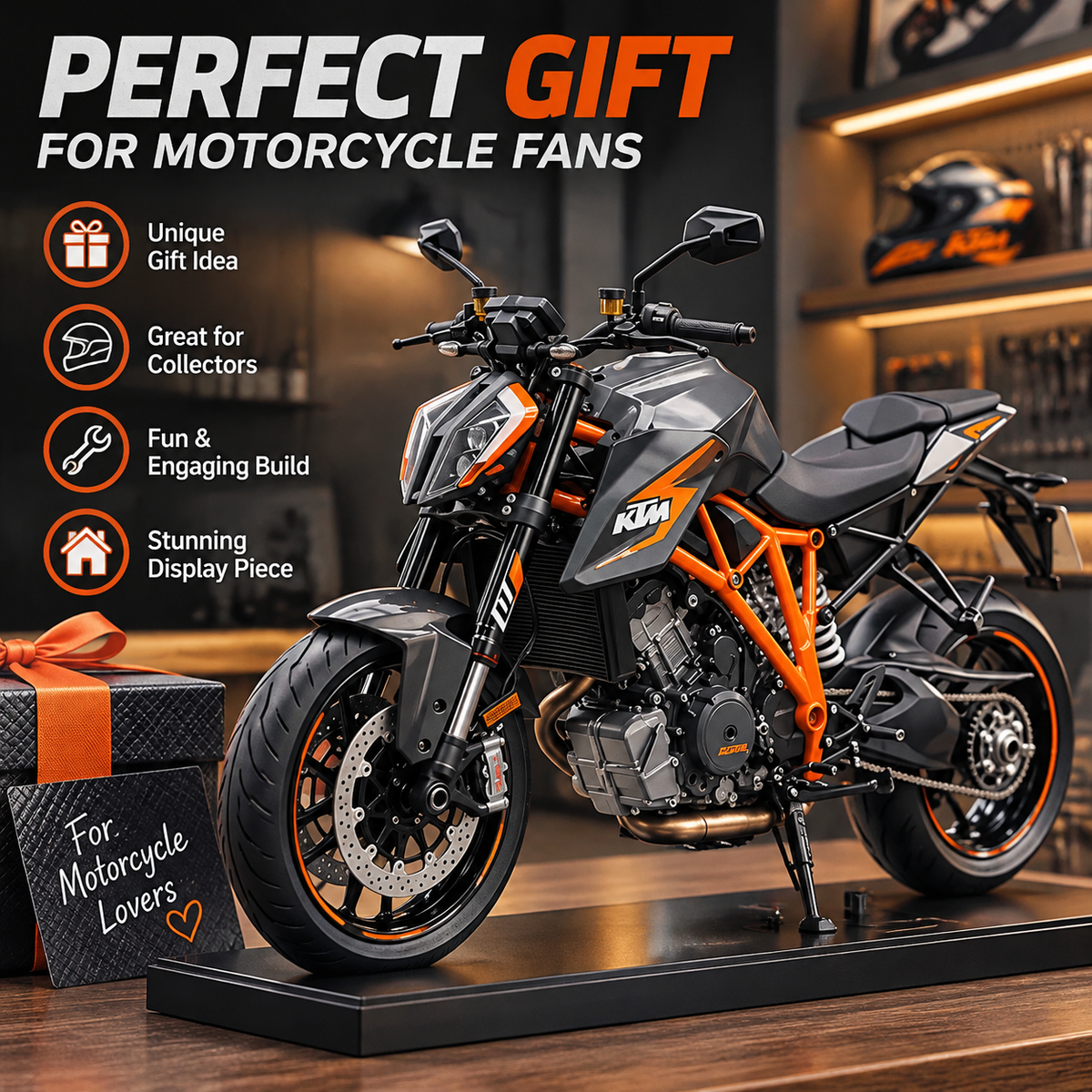 🔥 LAST DAY 49% | 🏍️ Build It. Fuel It. Ride the Mechanics | 1:6 Motorcycle Model Kit