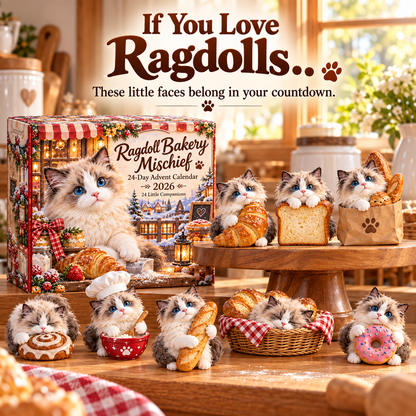 🐱 Ragdoll Bakery Mischief 24 Day Advent Calendar 🎄🥐
