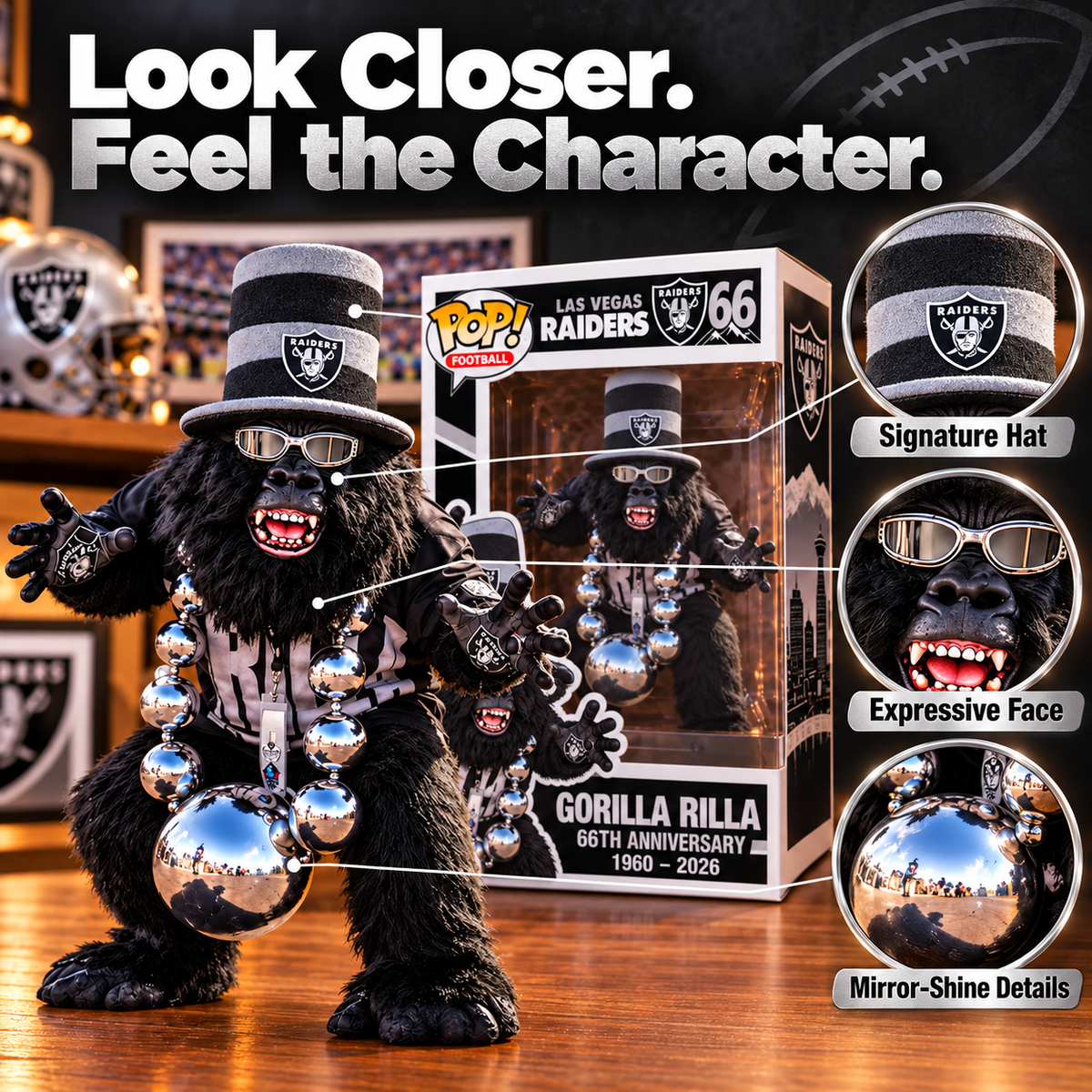 🦍 Legacy Gorilla 66™ | Fierce Commemorative Collector Figure