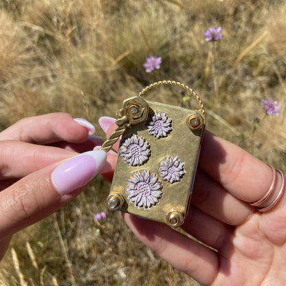 🌸 Tiny Blooms, Forever Kept | Mini Brass Flower Press
