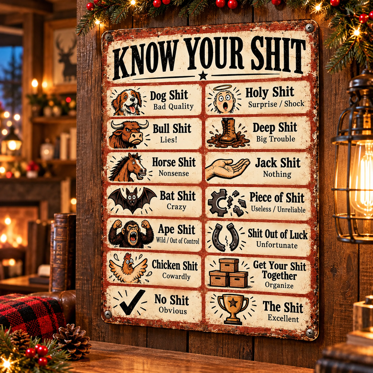 🎁Last Day 60% OFF - Funny Sayings Vintage Tin Sign