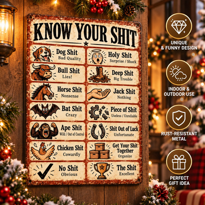 🎁Last Day 60% OFF - Funny Sayings Vintage Tin Sign