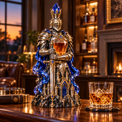⚔️🥃 Oathkeeper™ Knight Whiskey Decanter | Medieval Sword & Gothic Bar Decor 🛡️