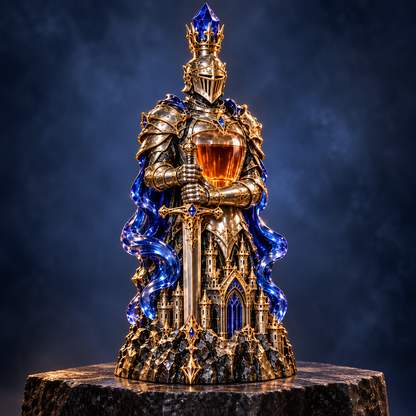 ⚔️🥃 Oathkeeper™ Knight Whiskey Decanter | Medieval Sword & Gothic Bar Decor 🛡️
