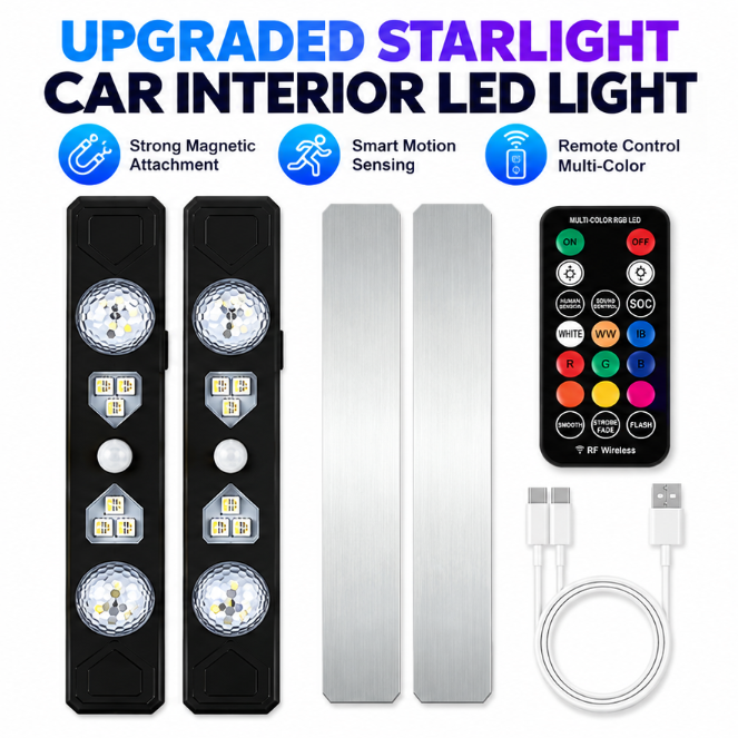 🚗✨ Step In. Light Up. | Automatic Car Interior Ambient Lights