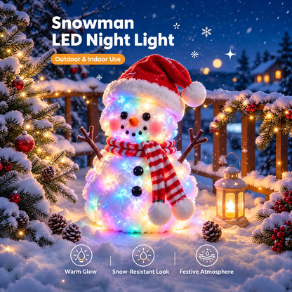 🔥 LAST DAY 49% OFF | ⛄✨ Snowman Glow™ – Light-Up Christmas Plush Decor