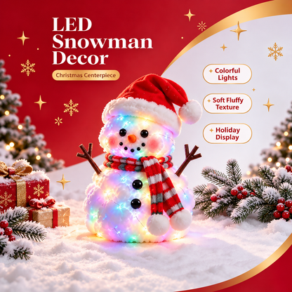 🔥 LAST DAY 49% OFF | ⛄✨ Snowman Glow™ – Light-Up Christmas Plush Decor