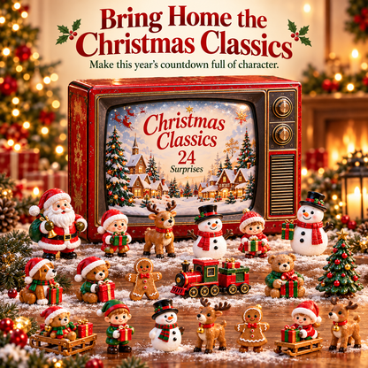 🎄📺 Christmas Classics Countdown™ | 24-Day Nostalgic Holiday Advent Calendar