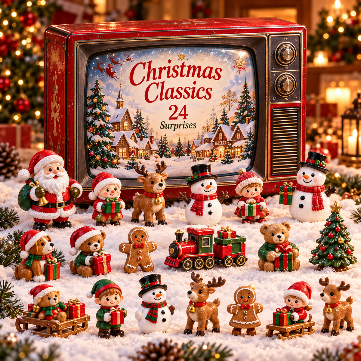 🎄📺 Christmas Classics Countdown™ | 24-Day Nostalgic Holiday Advent Calendar