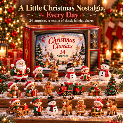 🎄📺 Christmas Classics Countdown™ | 24-Day Nostalgic Holiday Advent Calendar