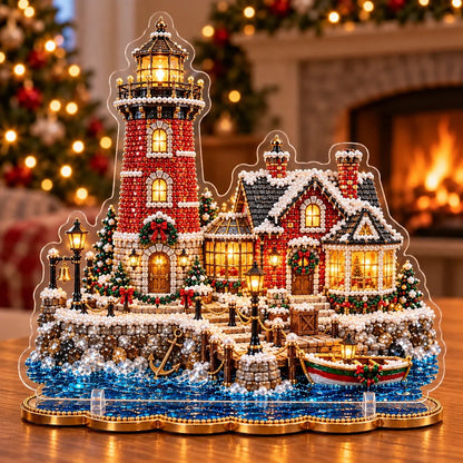 ✨🗼 Pearl Lighthouse Christmas™ | Premium Diamond Painting Art Kit
