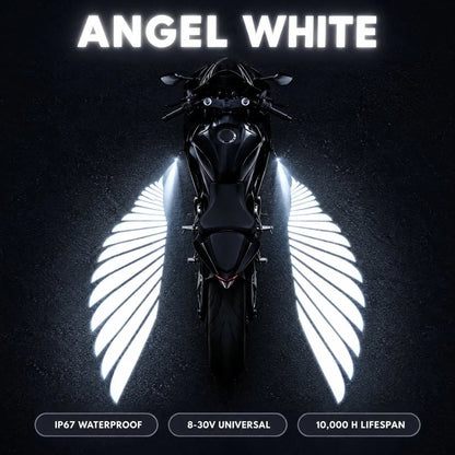 ⏰ LAST DAY 50% OFF 🏍️ Angel Wing Motorcycle LED Projector Lights (1 Pair)