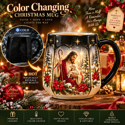 🎄☕ Christmas Magic Reveal™ – Heat Activated Color Changing Mug | A Magical Holiday Surprise 🎁✨