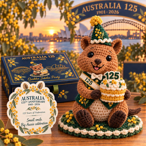 ⏳🇦🇺 Last Day 49% OFF | Australia 125™ – 3D Crochet Anniversary Keepsake 🎁