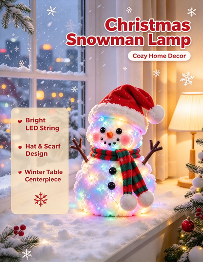 🔥 LAST DAY 49% OFF | ⛄✨ Snowman Glow™ – Light-Up Christmas Plush Decor