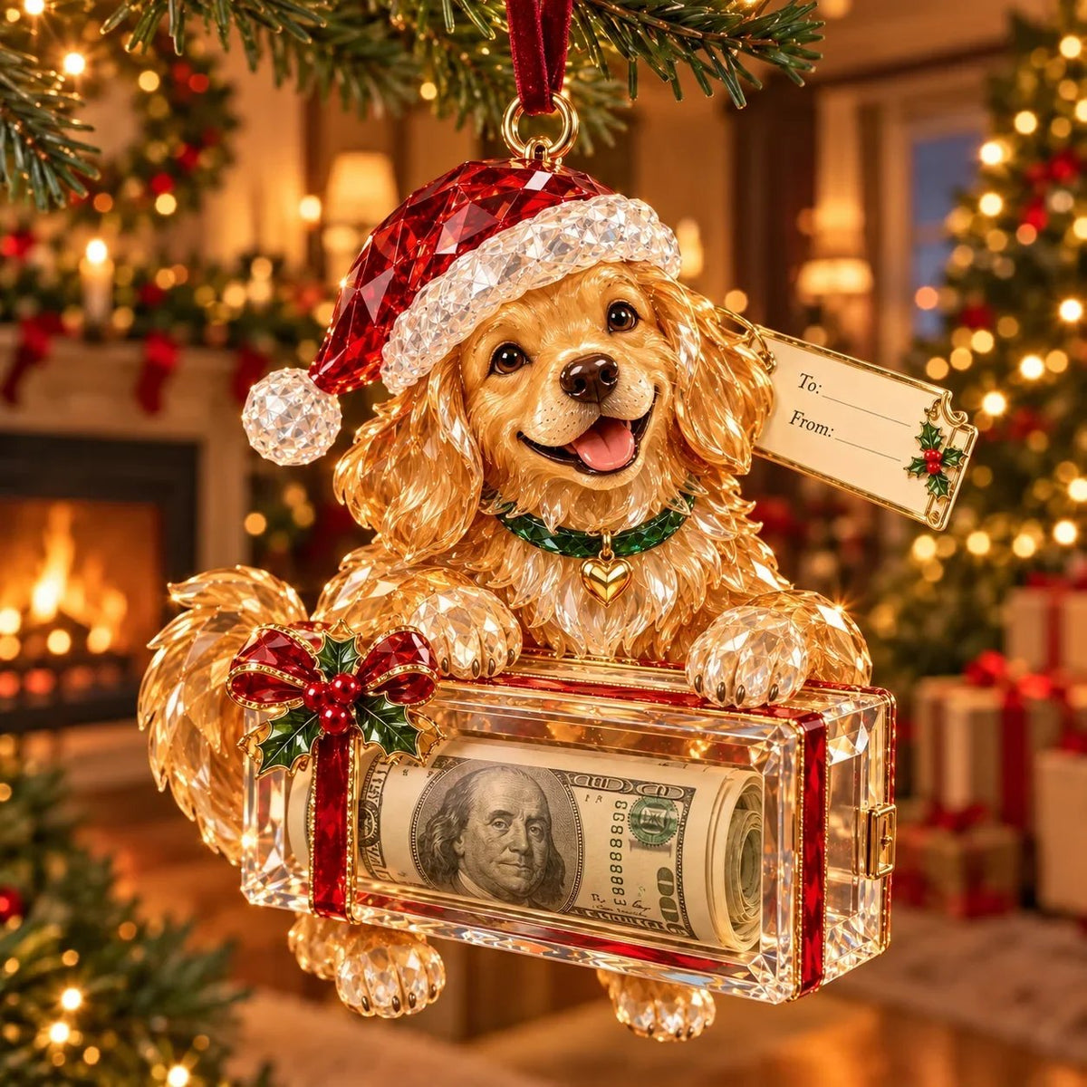 🎄✨ Christmas Money Magic™ | 20 Crystal-Style Cash Holders