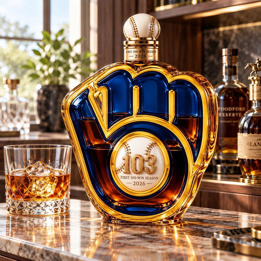 🏆⚾ 103 Wins. One Legendary Season. | Brewers Commemorative Decanter