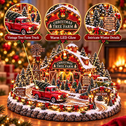 🎅⛽ Christmas at the Old Gas Station | Vintage Holiday Village Collectible 🎄