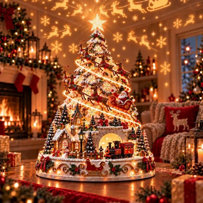 ✨ More Than a Christmas Tree | Lighted Village Projector Decor