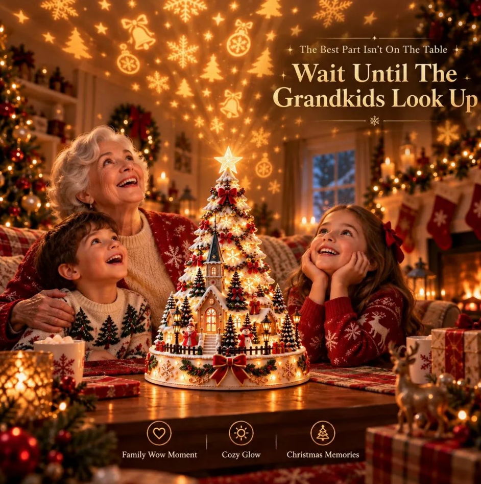 ✨ More Than a Christmas Tree | Lighted Village Projector Decor