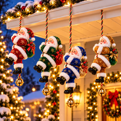 🎅🎄 Climbing Santa™ | Festive Christmas Rope Hanging Decor