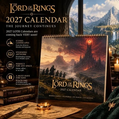 🧝📅 The Lord of the Rings 2027 Wall Calendar