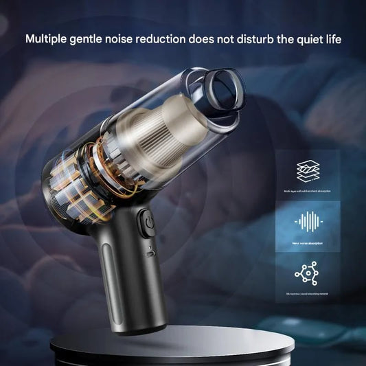 💯 🔥Wireless  Handheld Car Vacuum Cleaner Portable Cordless , Vacuum Cleaner with Multi-Nozzles