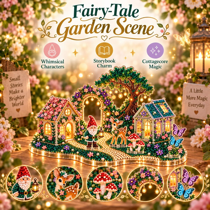 🎄💎 Build-Your-Own 3D Christmas Village – Gem Art DIY Kit