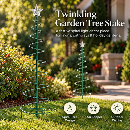 🎄✨ Starlight Spiral Christmas Tree