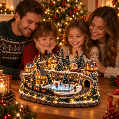 🔥 LAST DAY 49% OFF | 🎄 Christmas Village Comes to Life | Lighted & Animated Collection ✨