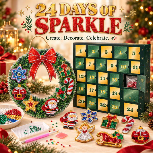 💎 24 Days of Crystal Christmas Magic | Wreath Advent Calendar