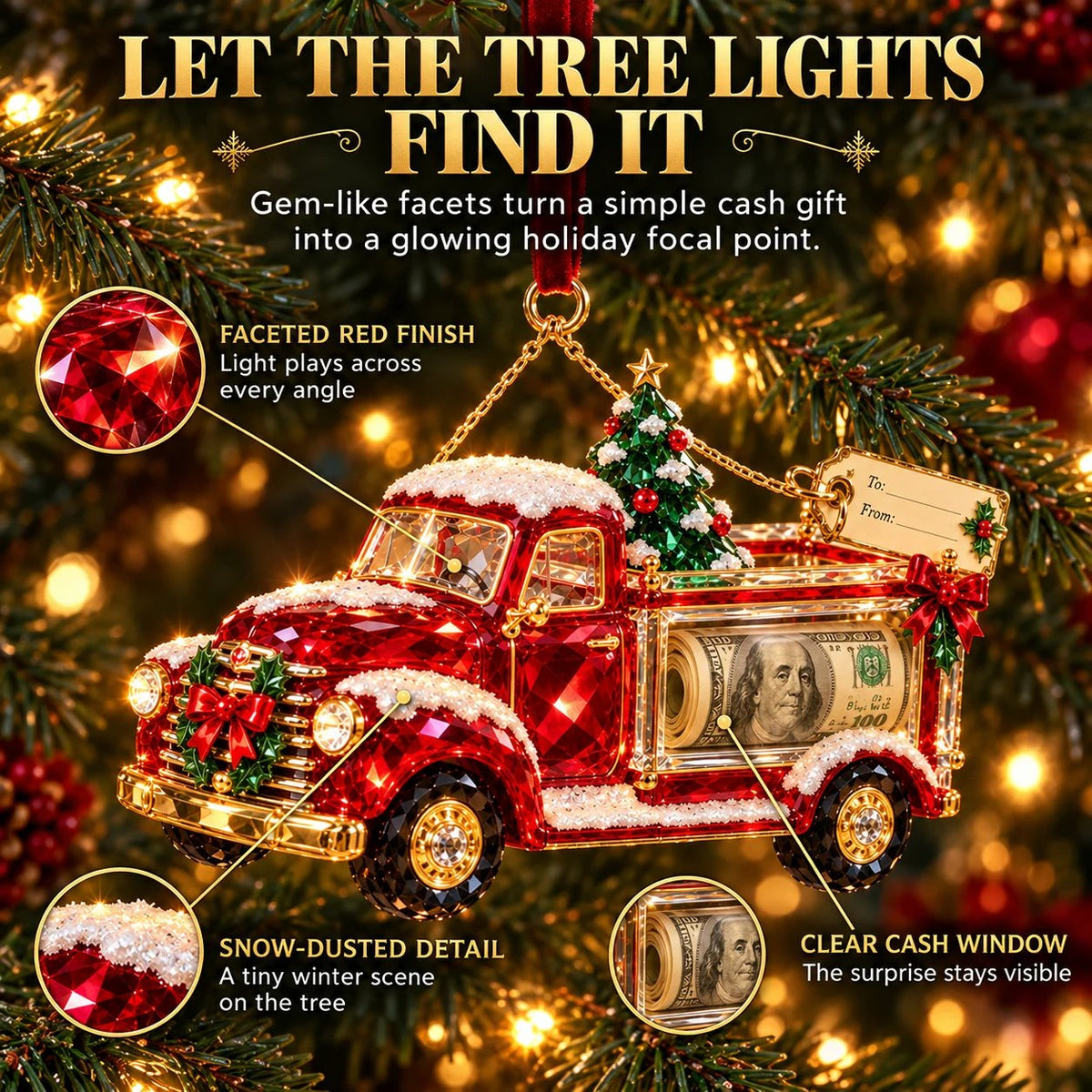 🎄✨ Christmas Money Magic™ | 20 Crystal-Style Cash Holders