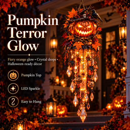 🎃💀 Haunted Halloween Crystal Cascade Lights  – 4 Spooky Glowing Designs