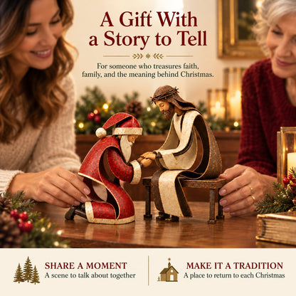 ✝️🎅 Santa’s Christmas Prayer™ | Meaningful Faith Figurine