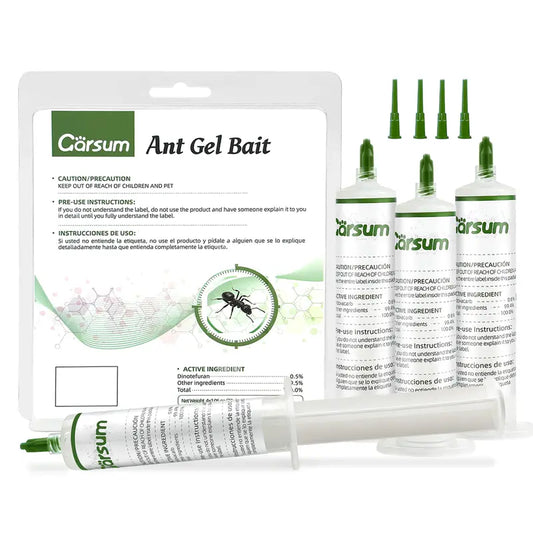 🐜 Carpenter Ant Gel Bait – Colony Killer for Indoor & Outdoor Use | 4 × 10g Tubes