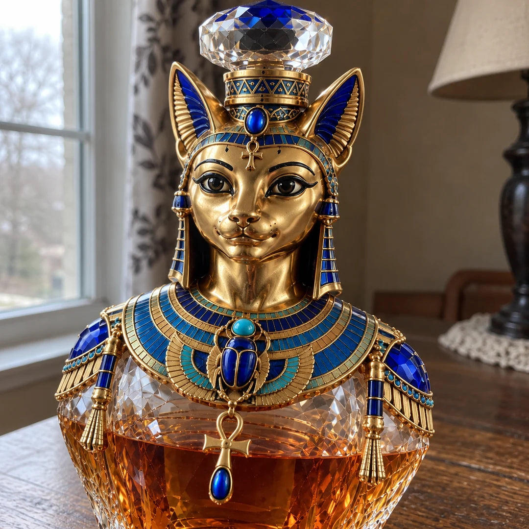 🐈‍⬛🏺 Bastet Cat Goddess Decanter –Inspired Whiskey Decanter