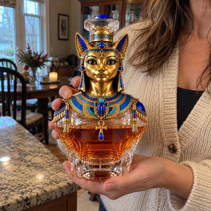🐈‍⬛🏺 Bastet Cat Goddess Decanter –Inspired Whiskey Decanter