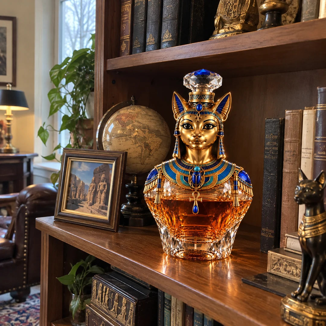 🐈‍⬛🏺 Bastet Cat Goddess Decanter –Inspired Whiskey Decanter