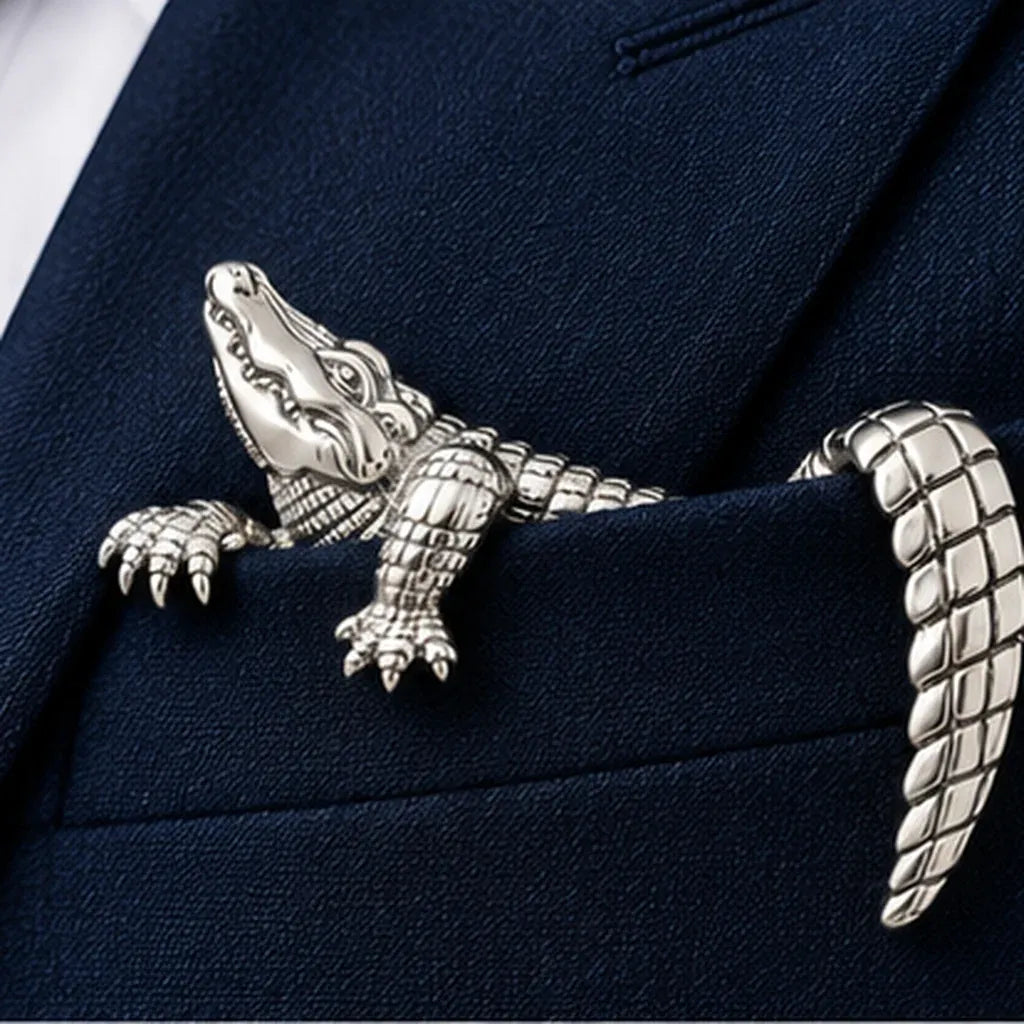 ✨ Sculptural Animal Brooch | A Bold Finishing Touch for Suits & Blazers