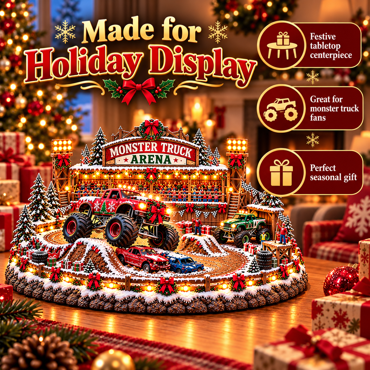 🎅⛽ Christmas at the Old Gas Station | Vintage Holiday Village Collectible 🎄