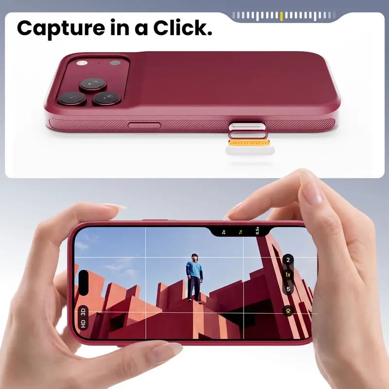 🔋 PinkBird Power Case for iPhone – Slim Protective Battery Case with Dual Charging & Type-C Fast Charge