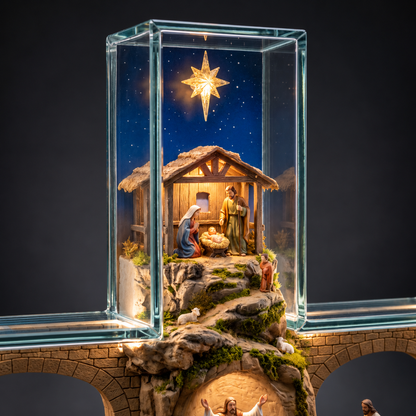 ✝️✨ Illuminated Story of Jesus Cross – Six Sacred Scenes of His Journey