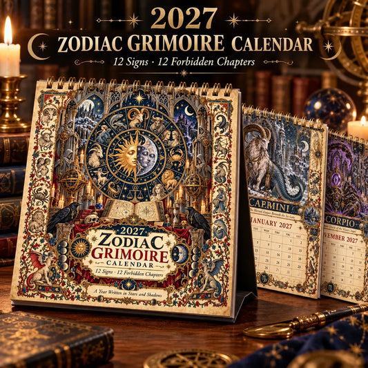 🔮 2027 Zodiac Grimoire | 12 Months of Mystical Art ✨