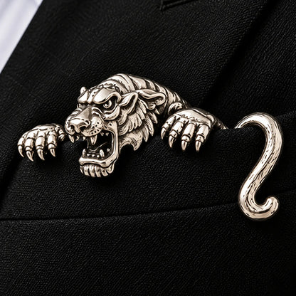 ✨ Sculptural Animal Brooch | A Bold Finishing Touch for Suits & Blazers