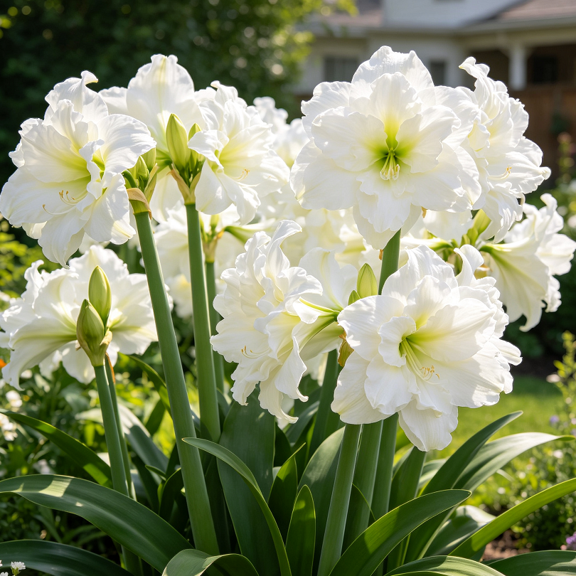 🌺  Giant Double Amaryllis – Bold Indoor Flower Bulbs