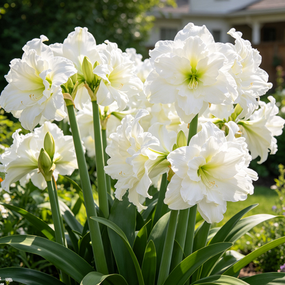 🌺  Giant Double Amaryllis – Bold Indoor Flower Bulbs