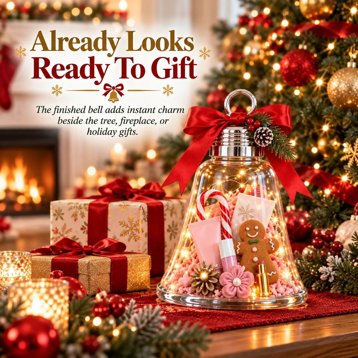 🎄🔔 Jingle Bell Gift Box™ | DIY Christmas Craft Kit