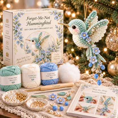 ⏰Limited Stock 50% OFF -  🧶 DIY Crochet Bird Ornament Kit Collection | Comfort, Hope & Grace