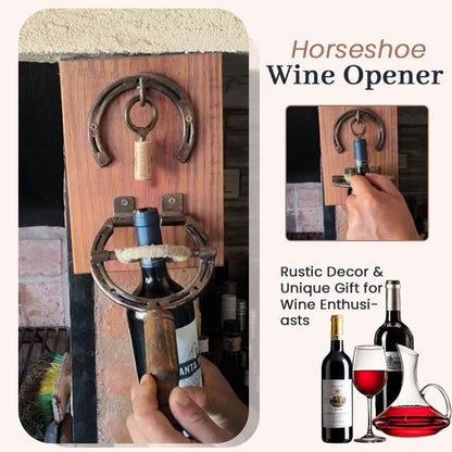 🔥 Last Day 50% Off - 🤠🍷 Western Horseshoe Wine Opener